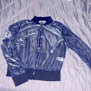 Sheer blue jacket